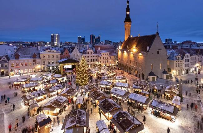 Joulun tunnelmaa Tallinnassa